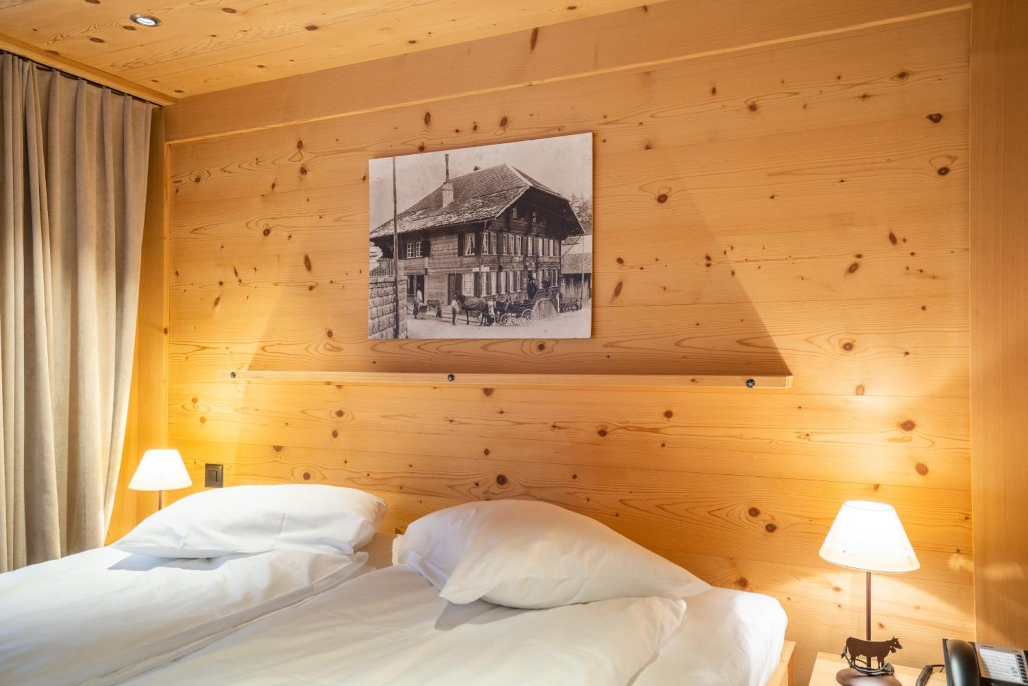 Posthotel Roessli Gstaad Bagian luar foto